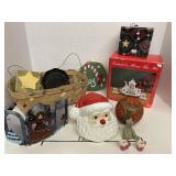 Lot of Christmas decor. Incl. child size ceramic