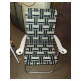 Fold Up Lawn Chair W/ Cup Holder
