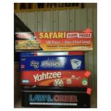 3 Cnt Board Games  & 100 PC Safari Puzzle