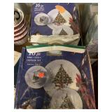 Christmas tree dinner set