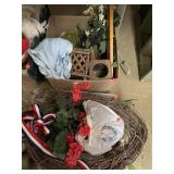 Wreath, flower decor, misc
