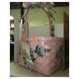 Pink Basket W/ Flowers