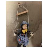 Hanging clown doll