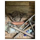 Misc lot. Incl. wind chimes.