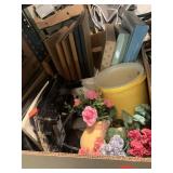Picture frames and flowers misc