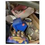 Vase, bird house, misc