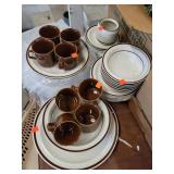 8 Piece Set Of Society Collection Stoneware (Only