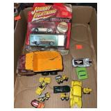 Lot of cars. W/ 2 Red Lines & Johnny Lightening.