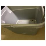 2 large totes. No lids.