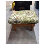 Footstool W/ Storage Compartment
