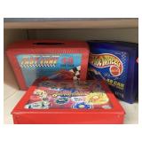 3 Carring Cases w/Die Cast Cars (1 RedLine Found)