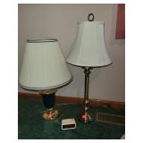 2 Cnt Table Lamps & Alarm Clock