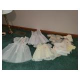 Vntg Girls Dresses & Baby Items & Misc Linens