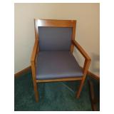Sturdy Wood & Cloth Chair