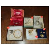 Lot of Costume Jewelry  & Watch