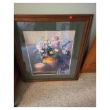 Beautiful Framed Picture Approx 31 x 36 Inches