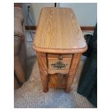 Side Table W/ Small Drawer Approx  25 x 12 x 23