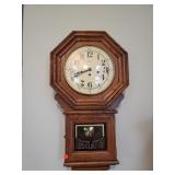 Regulator Wall Clock W/ Key
