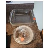 2 Cnt Fire King Baking Dishes