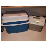 2 Cnt Coolers 1 is Rubbermaid