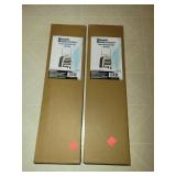 2 Cnt Closet Hanging Rod