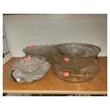 Large Lot of Glass Dishes