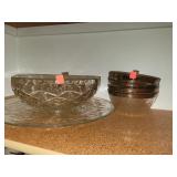 Serving Platter/Serving Bowl & Small Bowls