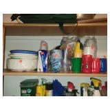 Lot of Paper & Plastic Cups