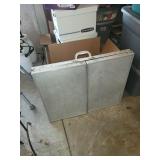 Fold Up Metal Camp Table Approx 60 Inches