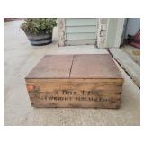 Wood Box W/ Bamboosprouts Advertising Columbia