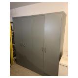 2 ct Metal Storage Cabinets