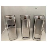 Vintage Lincoln Stainless Metal Collander Set