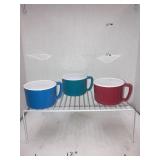3 Ct. To-Go Containers w/Handles w/Rack