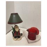 Santa Candle Holder, MISC Glassware