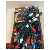 Lot of C7 Size Christmas Lights  & Replacement