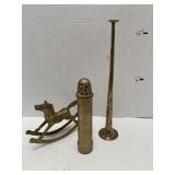 3 Brass Decorative Items