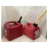 2 Gasoline Cans. 1.5 and 2 Gal.
