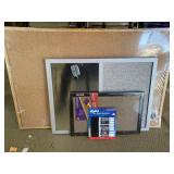 3 Bulletin Boards and 12 Dry Erase Markers.