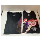 2 womens tshirts Large and medium