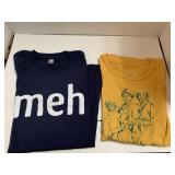 2 medium tshirts
