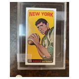 Vintage 1965 Joe Namath Football Card Reprint