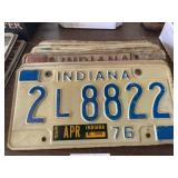 13 1970s License Plates