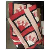 Red/White/Black Quilt