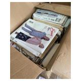 Box of Sewing Patterns