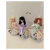 3 Porcelain dolls