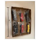 6 Shell train cars toys