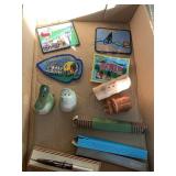 Pens, patches, s&p shakers