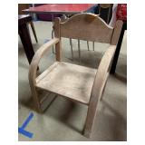 Wood kids chair