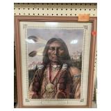 Native American picture with Indian proverb