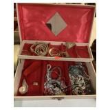 Jewelry Box w/Costume Jewelry